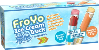 Conceptual 3D package design — frozen yogurt
